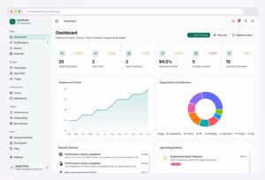 TheFrontKit HR Dashboard — Next.js 16 + shadcn/ui HR template with 37 production-ready screens