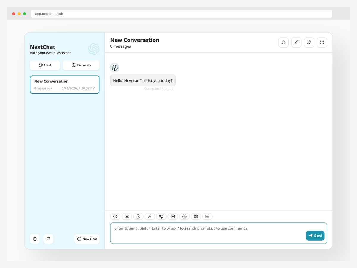 NextChat — 88.1k star Next.js AI assistant supporting Claude, DeepSeek, GPT-4, Gemini Pro across all platforms