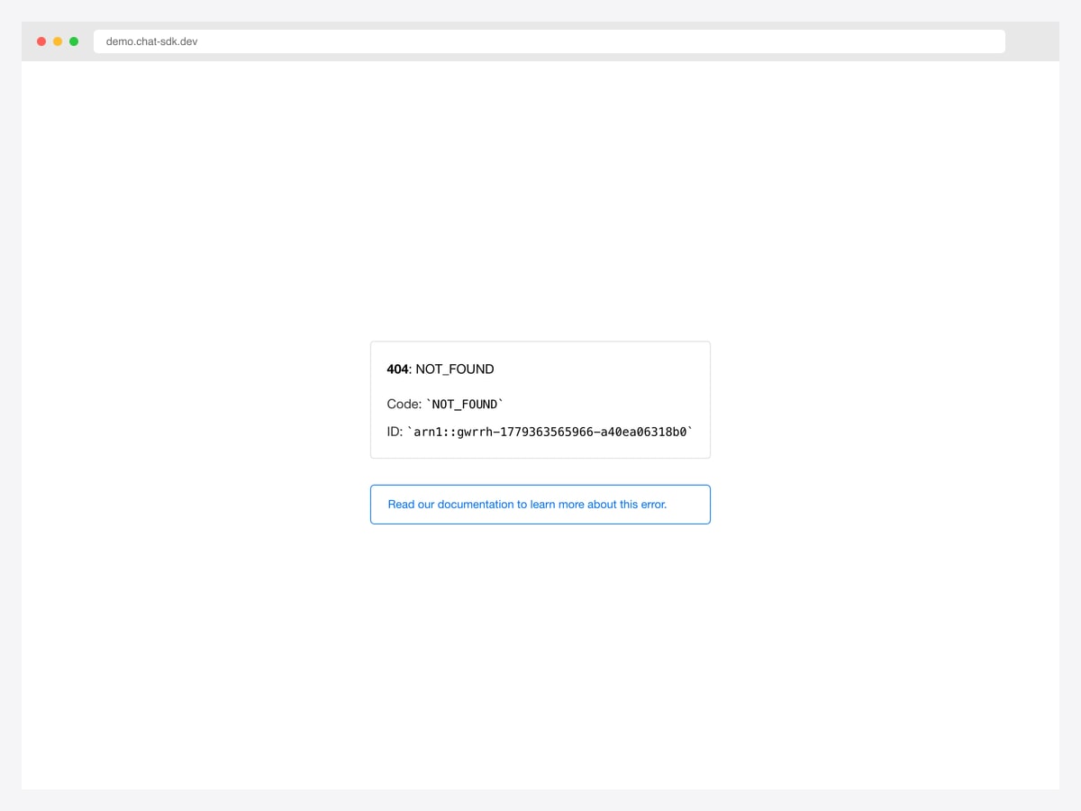 Vercel chat-sdk demo — official minimal Next.js AI chat example for learning the AI SDK patterns
