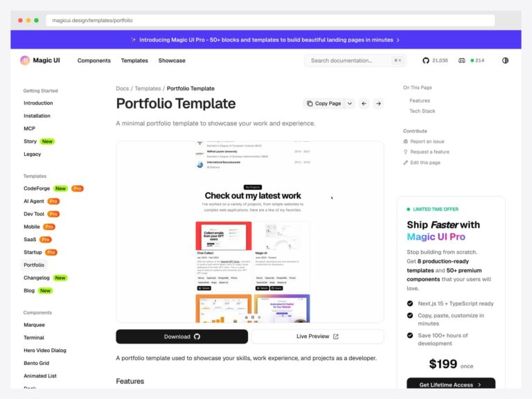 13 Best Next.js Portfolio Templates for Developers 2026