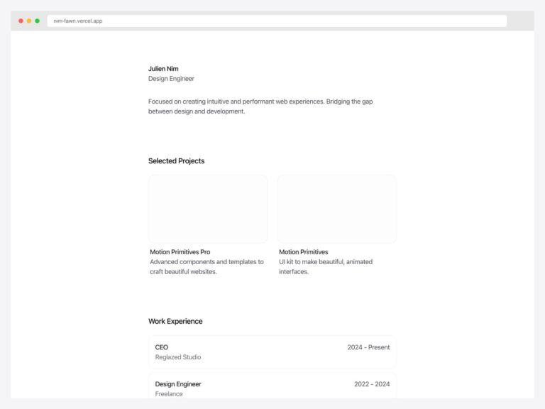 13 Best Next.js Portfolio Templates for Developers 2026