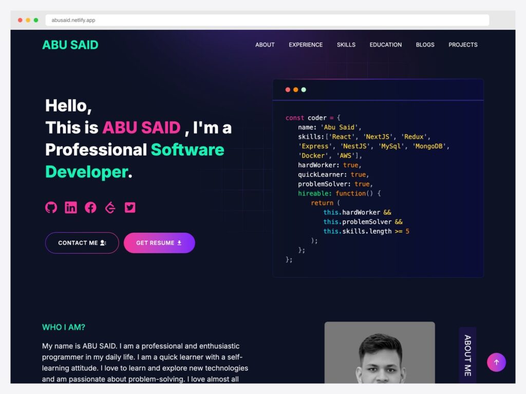13 Best Next.js Portfolio Templates for Developers 2026
