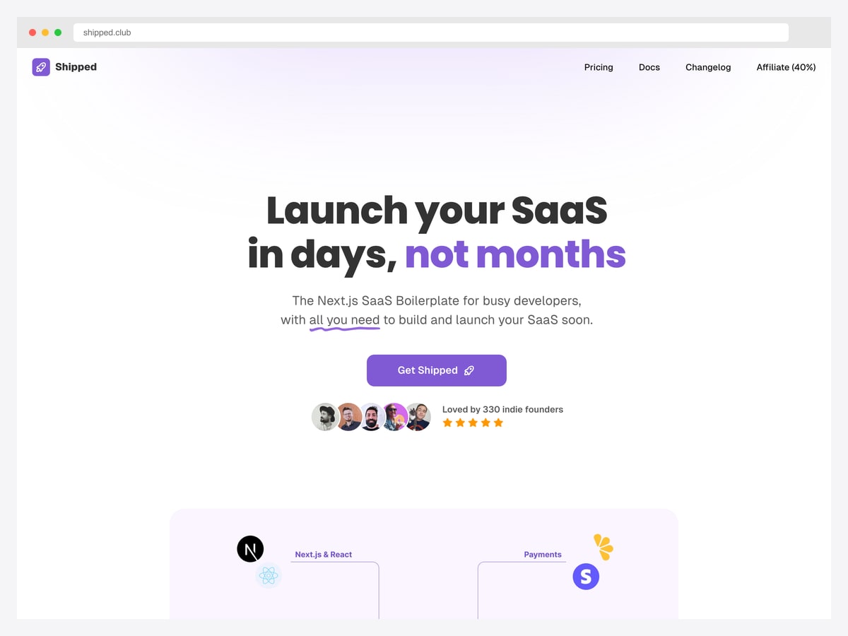 Shipped Next.js SaaS boilerplate — Postgres + Prisma + Stripe / Lemon Squeezy + OpenAI + Anthropic + Gemini