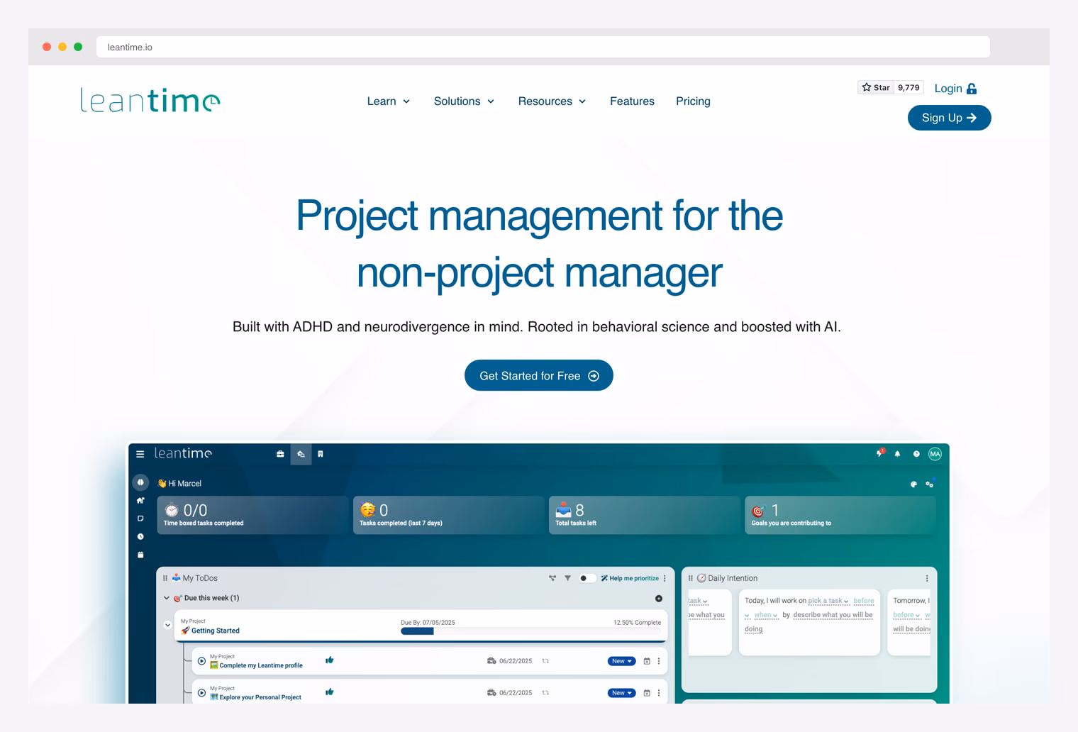 Leantime — open-source project management built for ADHD and neurodivergent teams
