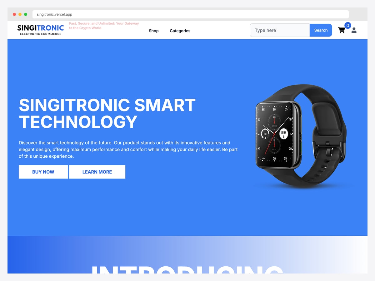 Singitronic — free Next.js + Node.js + MySQL electronics ecommerce with fully functional admin panel and CSV bulk upload