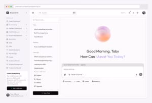 Shadcn UI Kit — AI Chat V2 with conversation history sidebar