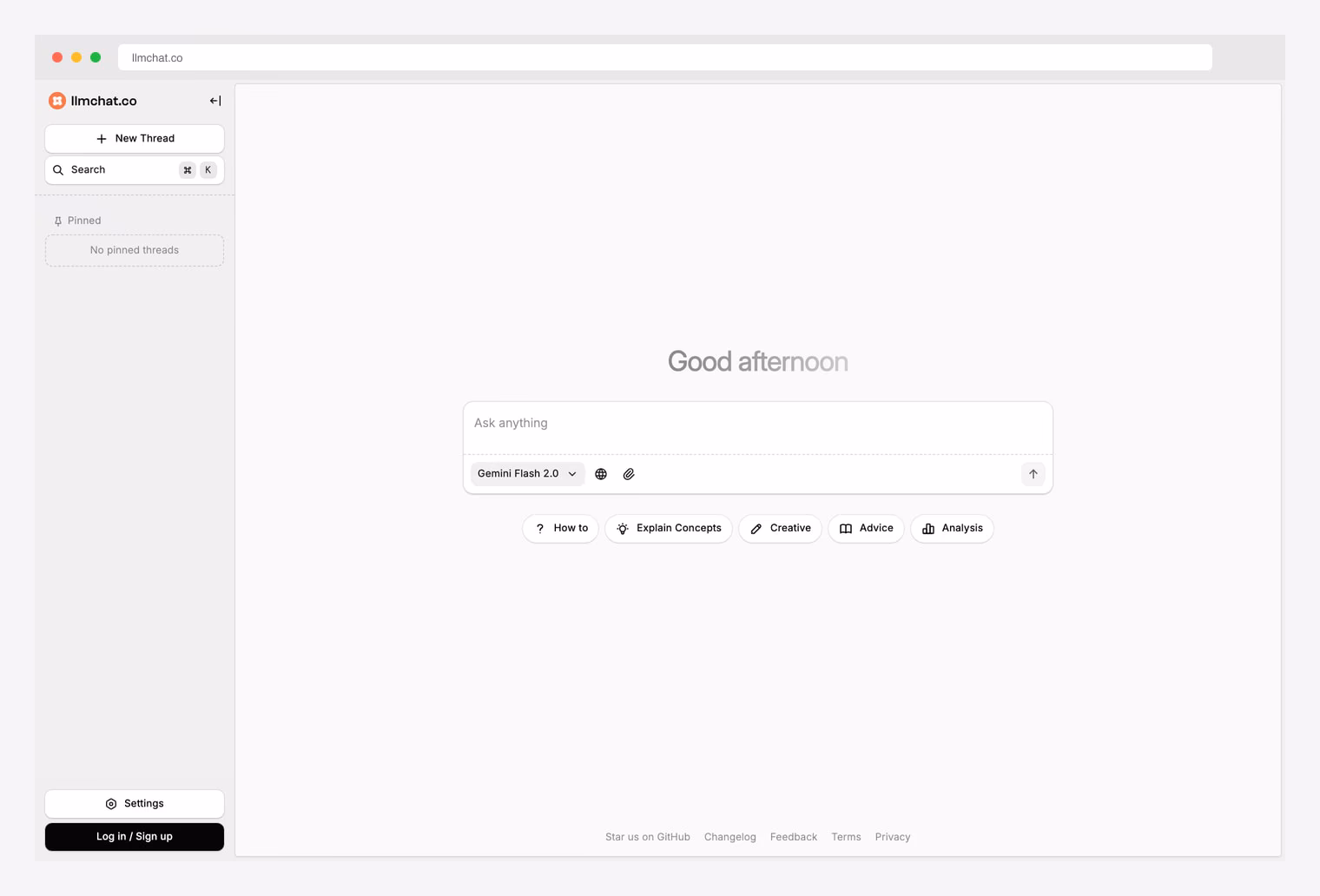 LLMChat — privacy-first multi-provider AI chat with shadcn/ui