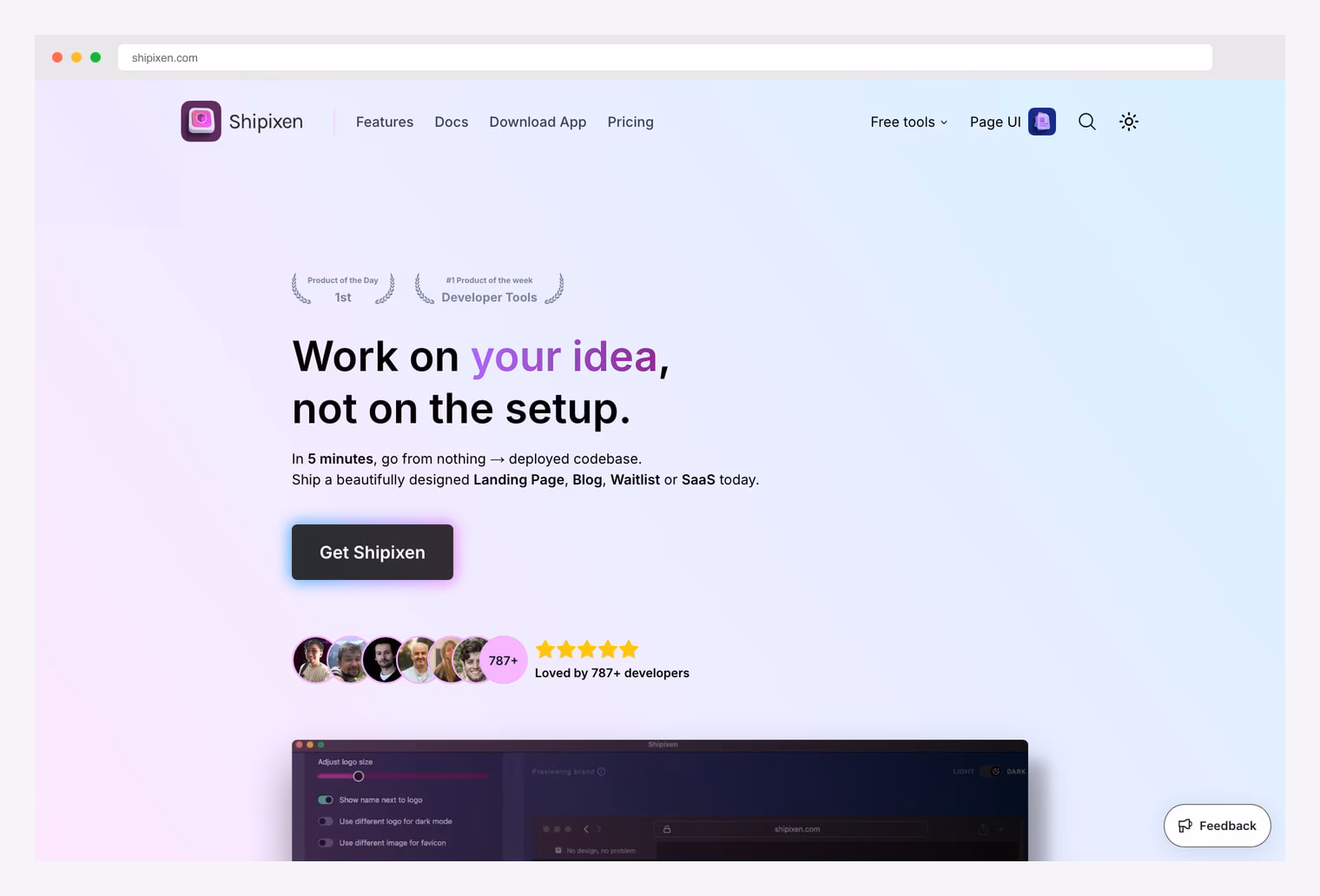 Shipixen — premium Next.js 15 + MDX blog ship with App Router, Tailwind CSS, TypeScript, MDX powered by Contentlayer, Shadcn UI components, and one-click deploy to Vercel for beautiful and performant Next.js apps
