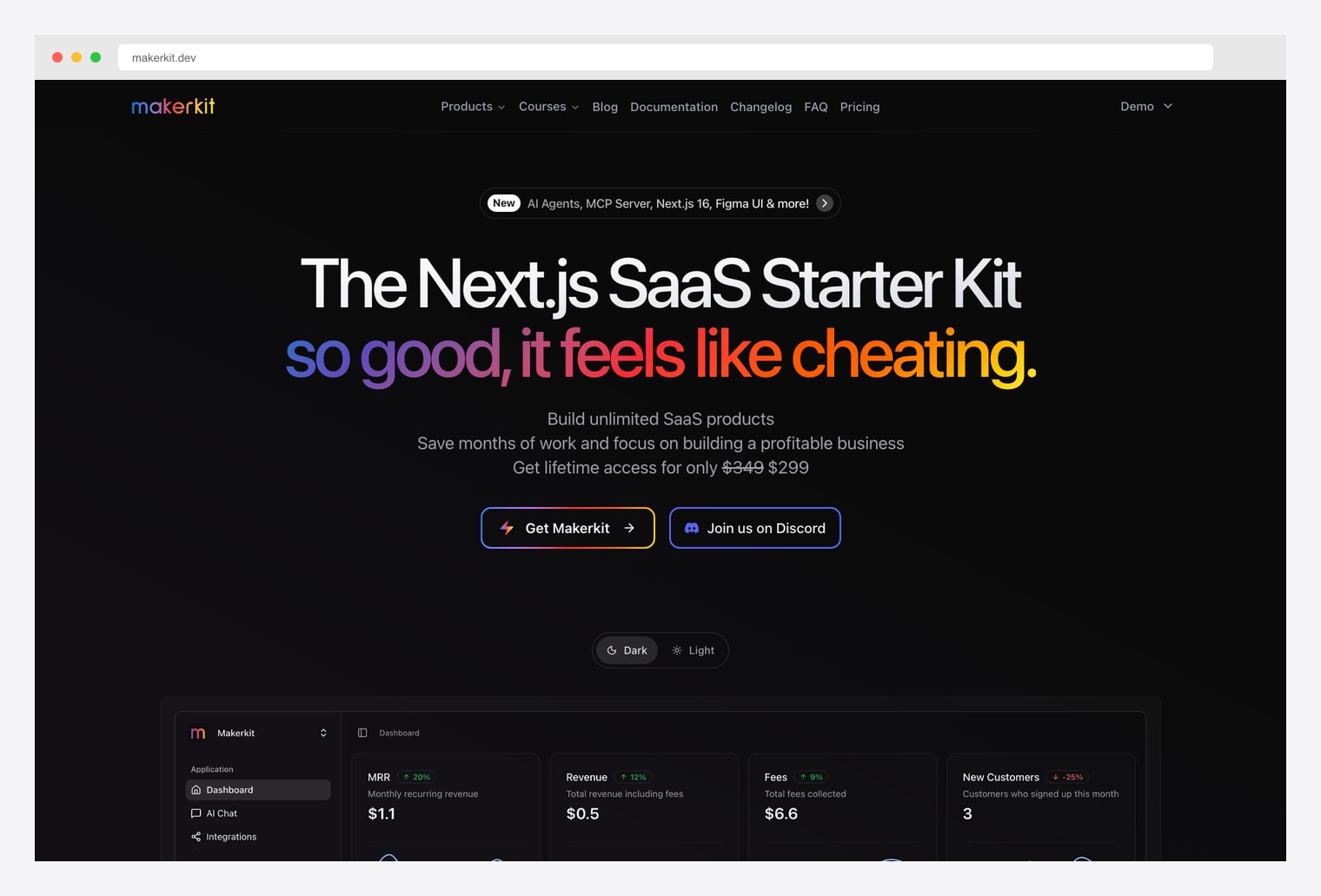 MakerKit — Next.js SaaS Starter Kit with shadcn/ui