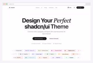 TweakCN — the most popular shadcn/ui theme generator with real-time preview, Tailwind export, and beautiful presets including Amethyst Haze, Catppuccin, Kodama Grove, Quantum Rose, Elegant Luxury, Notebook, Graphite, Cosmic Night, Nature, Amber Minimal, Solar Dusk, Doom 64, Perpetuity, Tangerine, Bold Tech, and Supabase