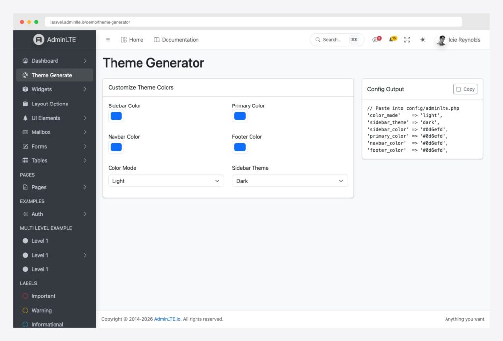 How to Integrate AdminLTE with Laravel — Official 2026 Guide