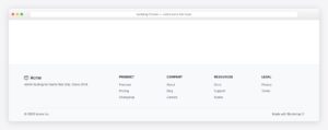 Bootstrap 5 footer example — multi-column link footer