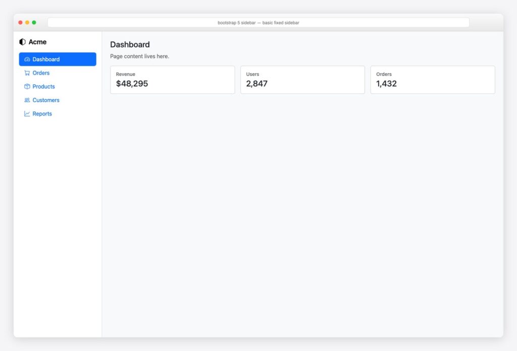 Sidebar Xamples 17 Bootstrap Sidebar Examples to Copy-Paste (2026)