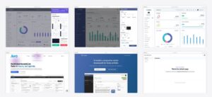 The best Ruby on Rails admin templates and panels — collage of template screenshots