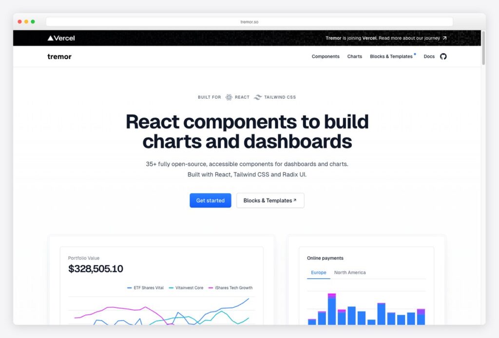 9 Best Tremor Dashboard Templates & Components (2026)